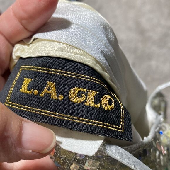 L.A. Glo Mini Sleeveless Sequence Dress Size 5/6 1297 - Picture 5 of 6